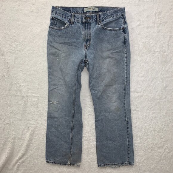 Urban Pipeline Jeans Mens 32x30 Battered Damaged Broken In Denim Jeans *READ* No - Picture 1 of 7